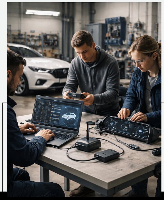 Разработка Connected Car и ПО для автопрома в Соликамске